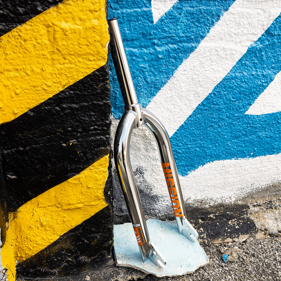 Mission Battalion forks in chrome! – Mission BMX