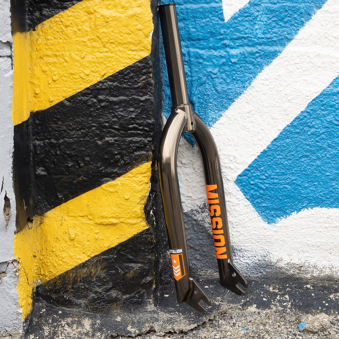 Mission Battalion V2 forks now in Black Chrome! – Mission BMX