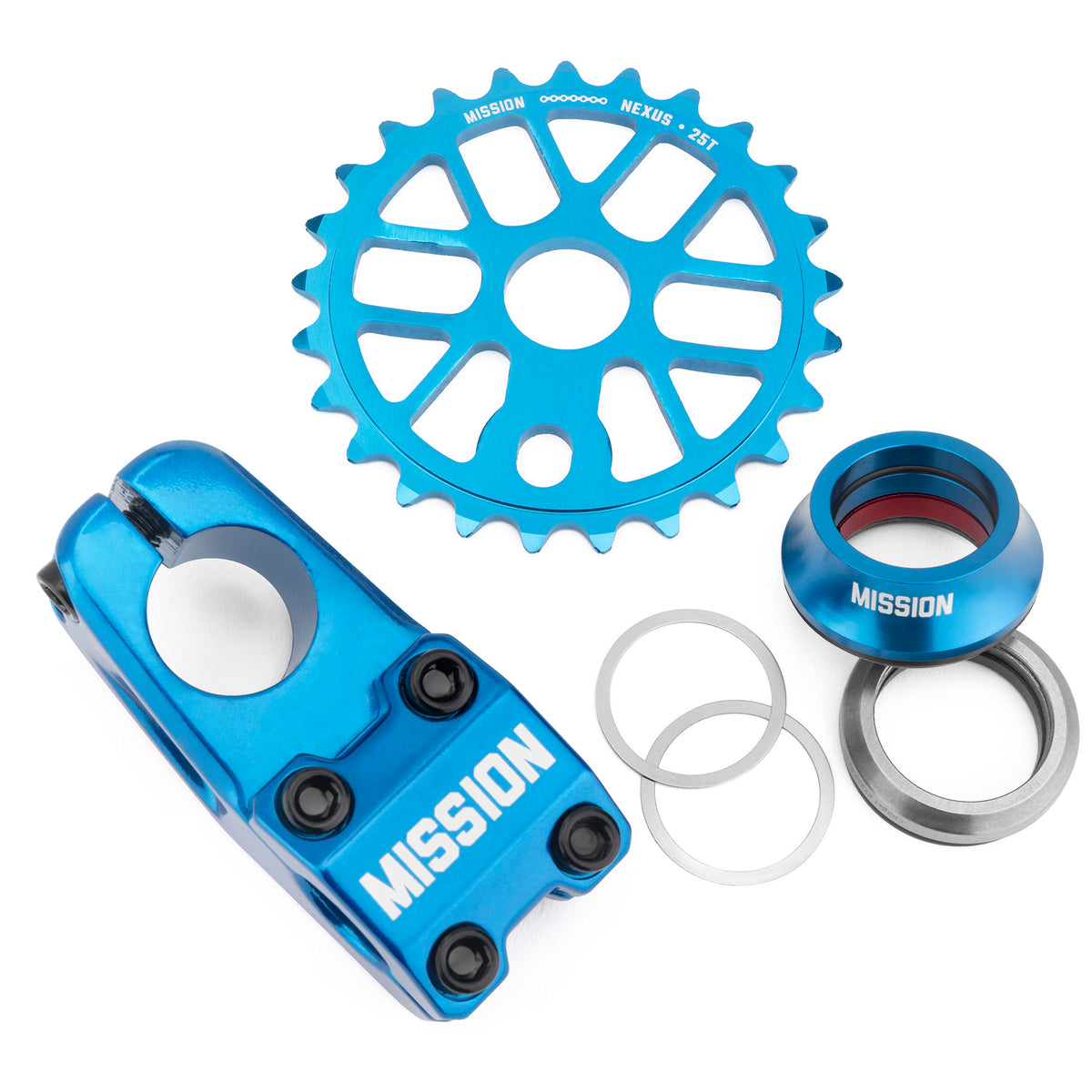 Blue Kit Mission BMX