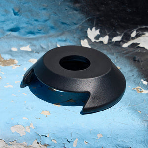 Drive side hub guard.