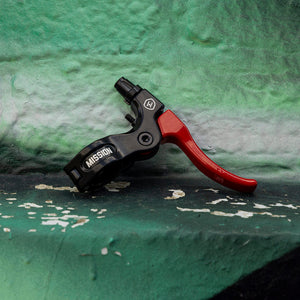 BMX brake lever in red!